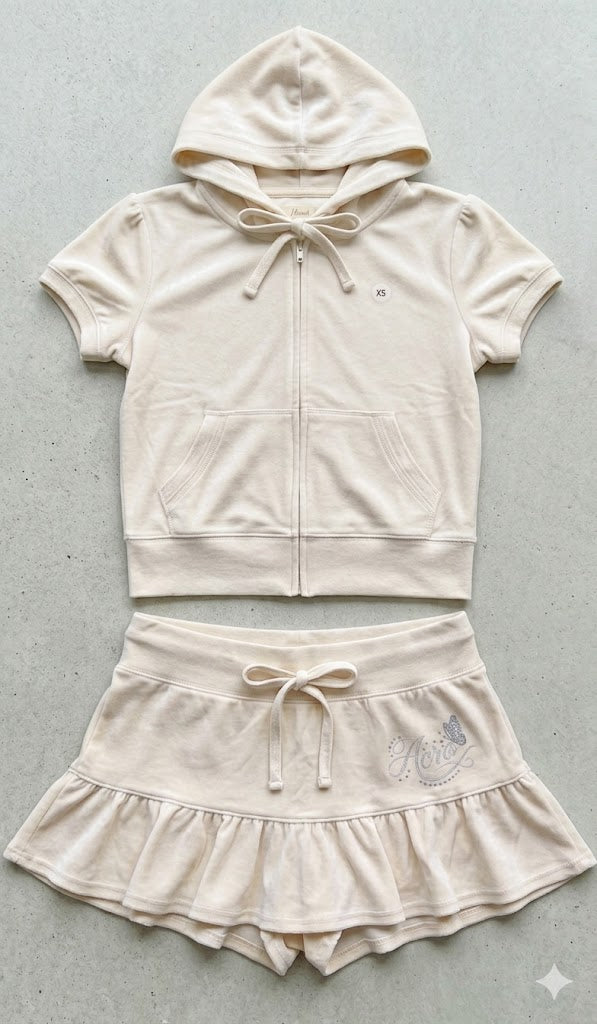 Velour Ruffle Set
