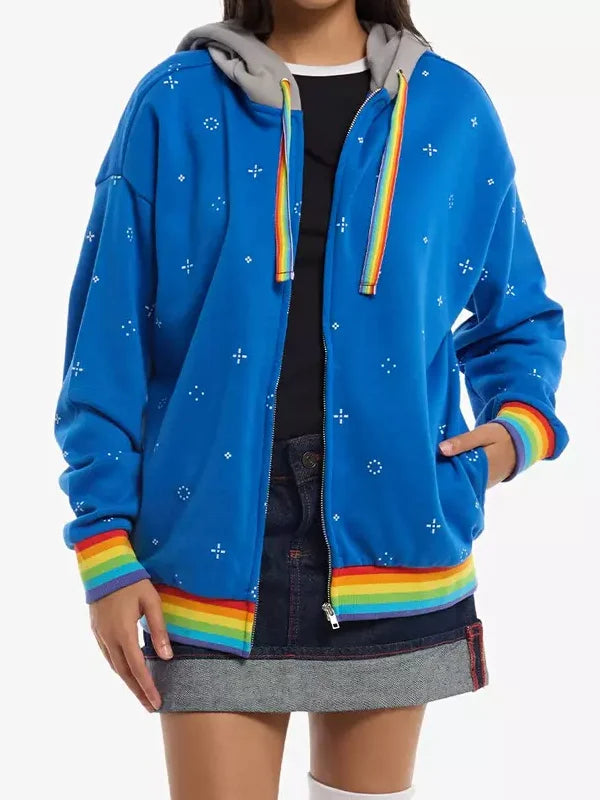 Cat Ear Zip-Up Hoodie