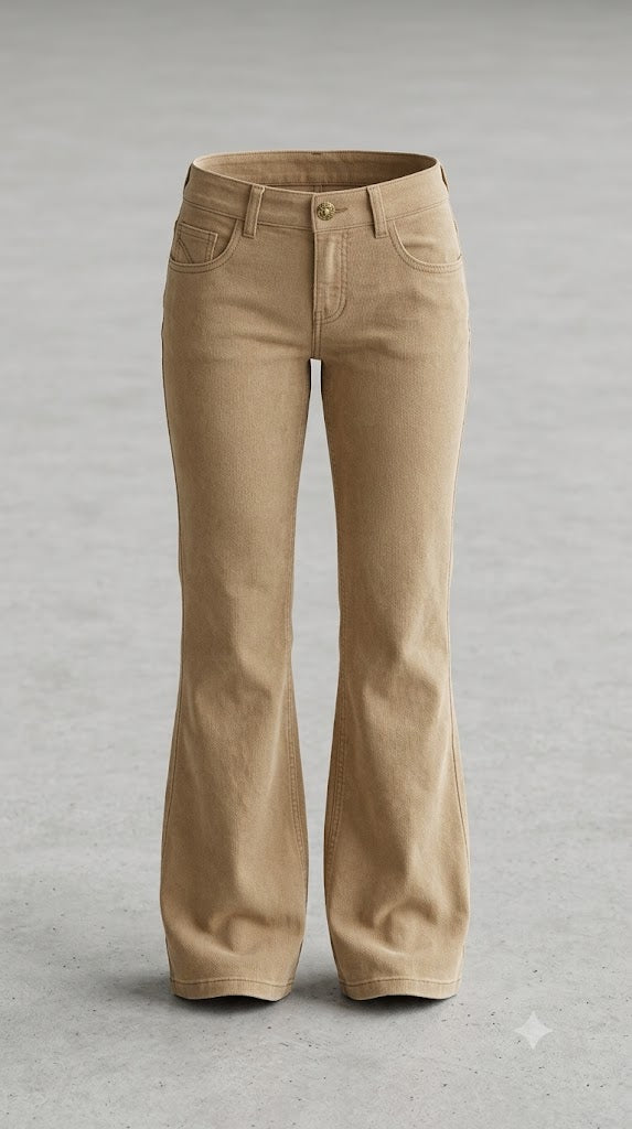 Equinox Tan Structured Bell-Bottom