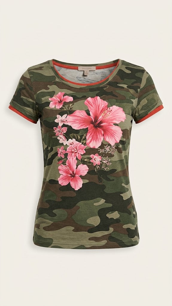 Camo Floral T-Shirt