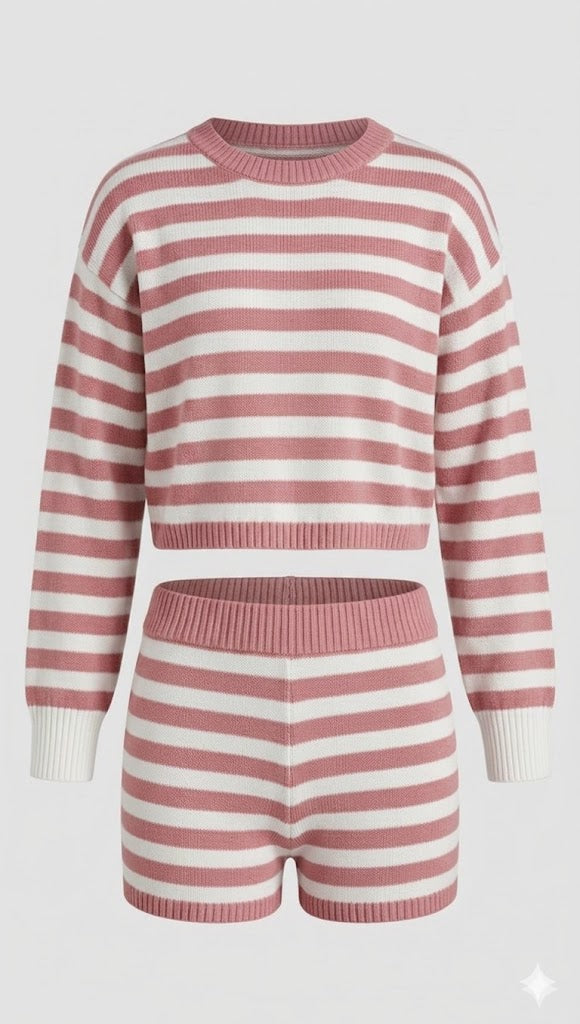 Marina Stripe Knit Set