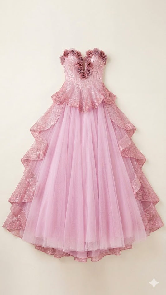 Rosewood Enchantment Ballgown