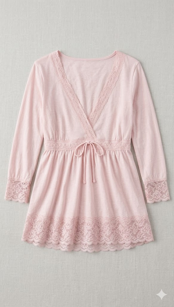 Colette Drawstring Empire-Waist Top