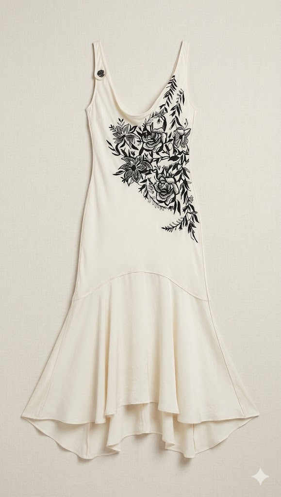 Whisper Crepe Gown