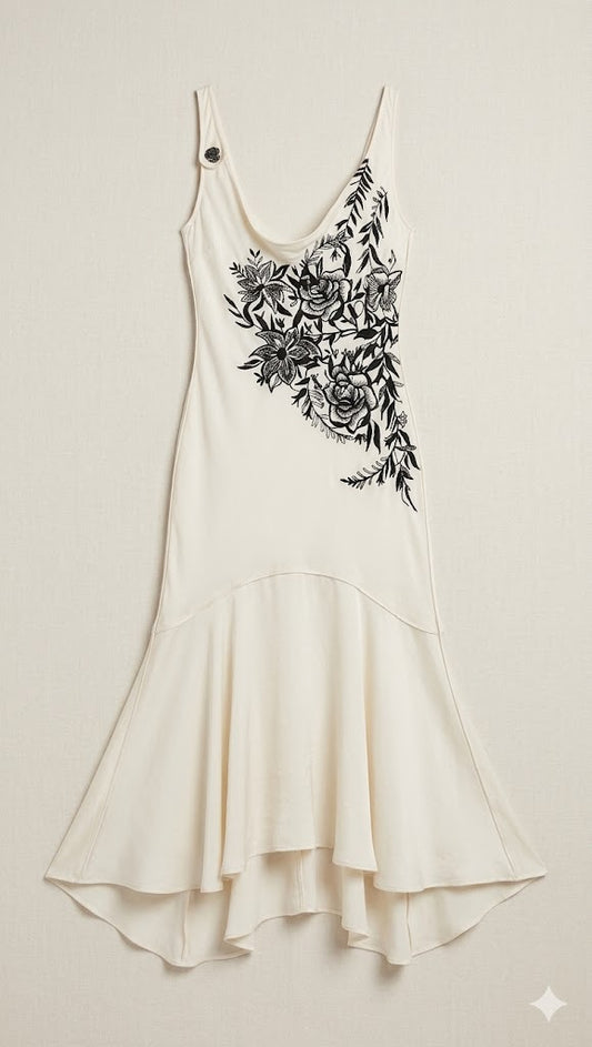 Whisper Crepe Gown