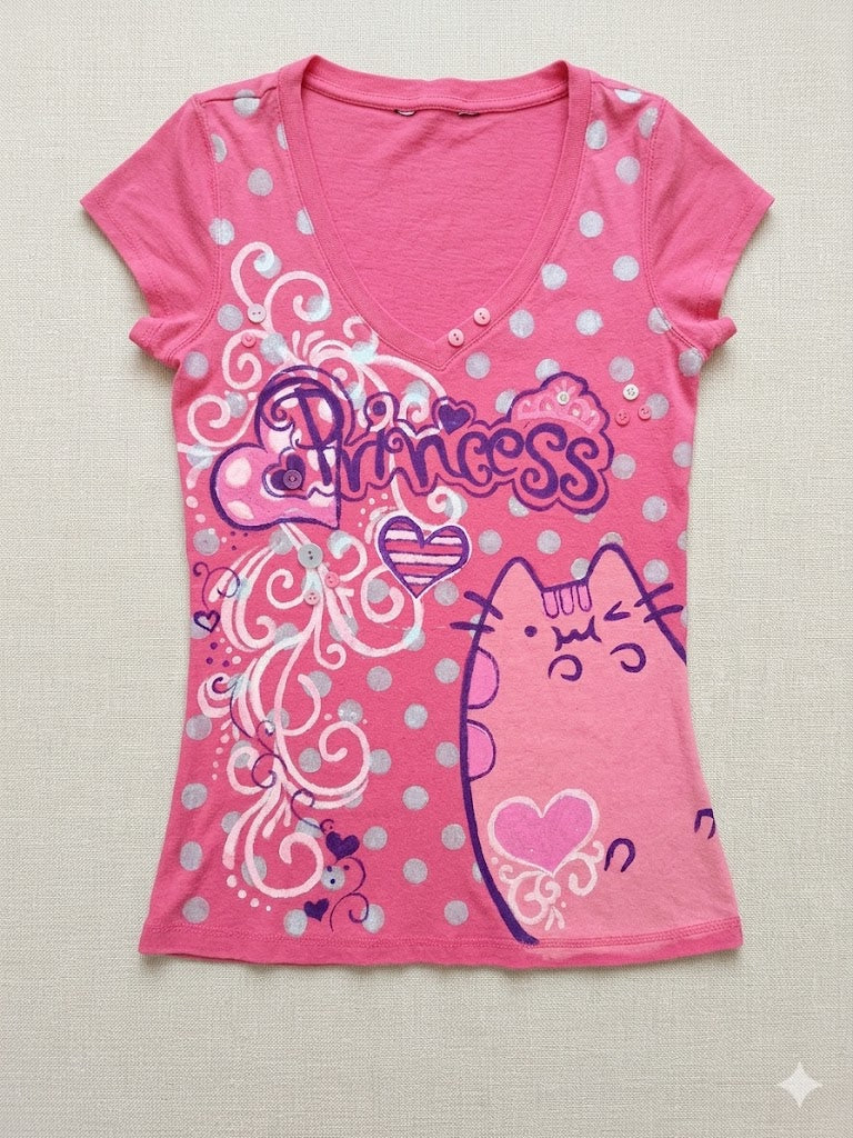 Neko Princess Embellished Tee