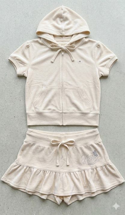Velour Ruffle Set
