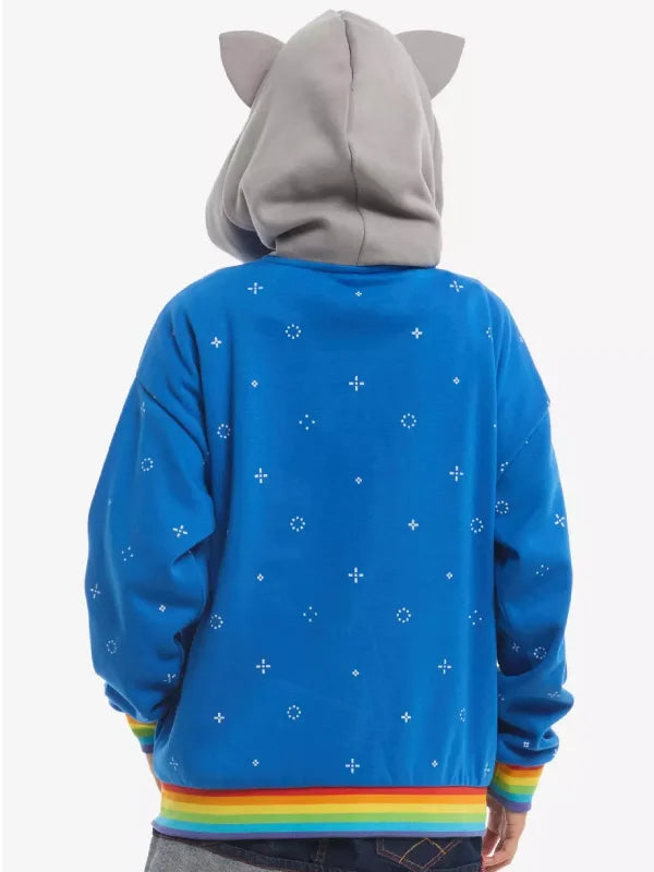 Cat Ear Zip-Up Hoodie