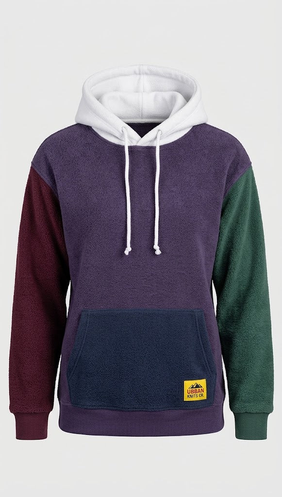 Colorblock Fleece Pullover
