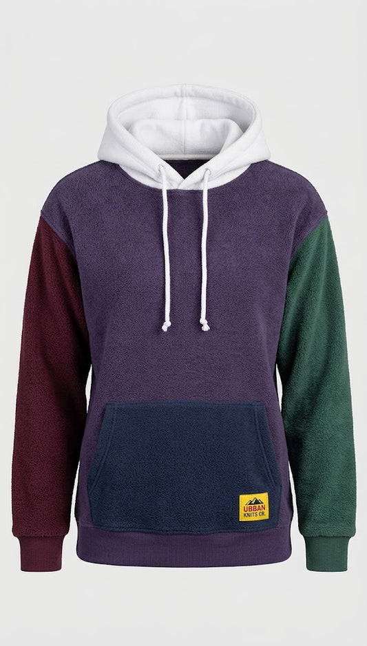 Colorblock Fleece Pullover