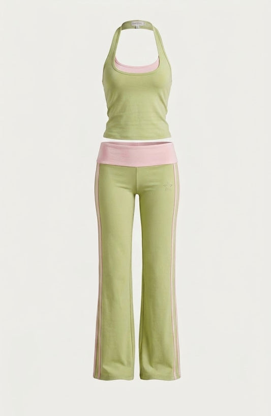 Matcha Retro Layered Set