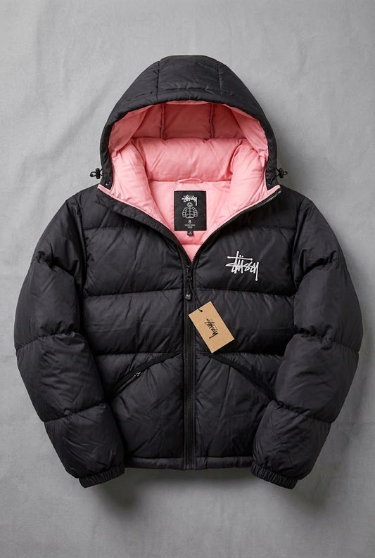 Stussy Pink-Lined Puffer