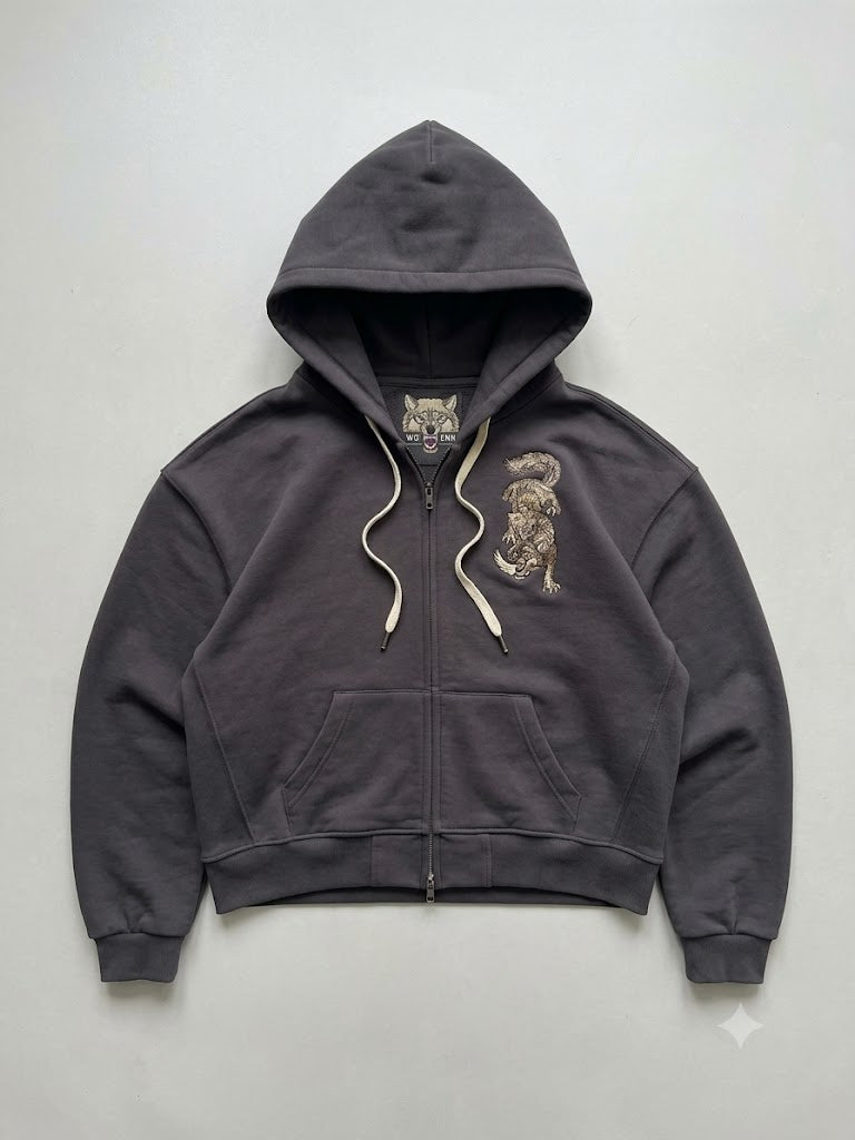 Graphite Heavyweight Boxy Fleece