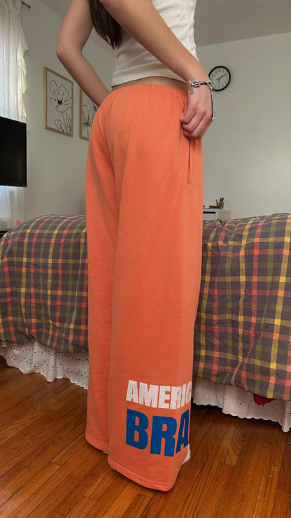 The American Brat Wide-Leg Sweatpants