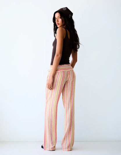 Striped Linen Trousers