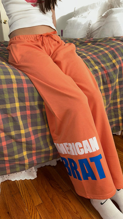 The American Brat Wide-Leg Sweatpants