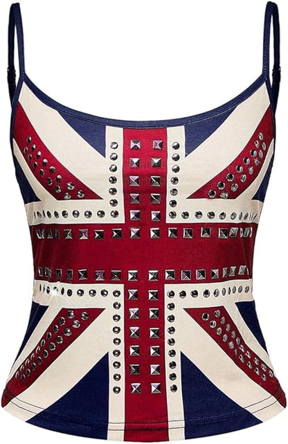 The Camden Studded Union Jack Cami