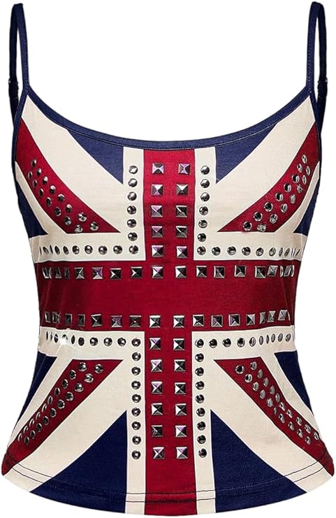 The Camden Studded Union Jack Cami