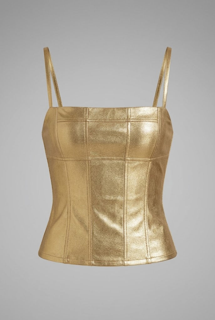 Gold Corset Top