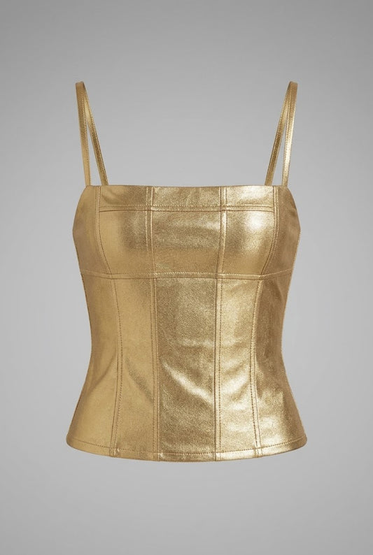 Gold Corset Top