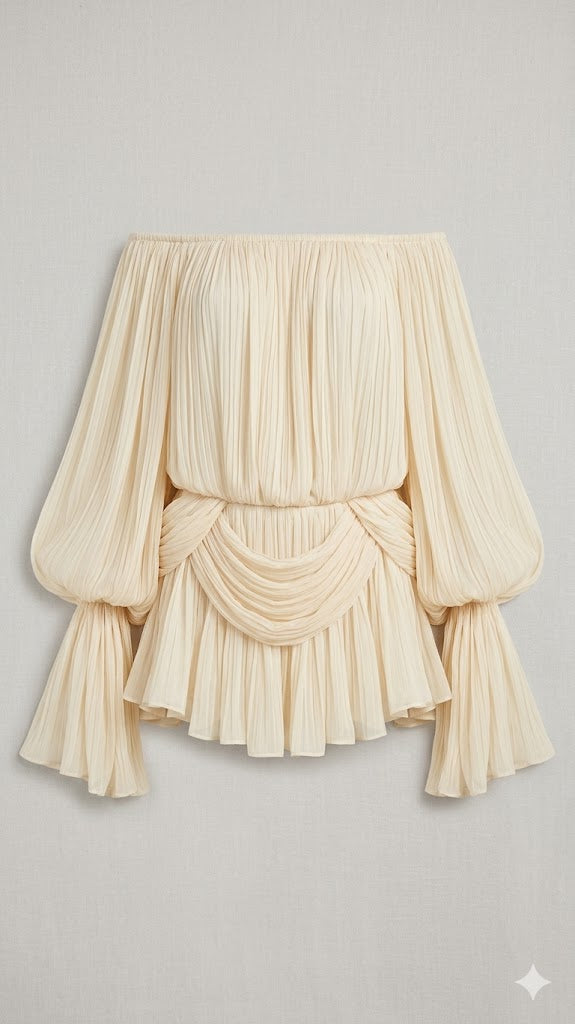 Dreamscape Pleated Mini
