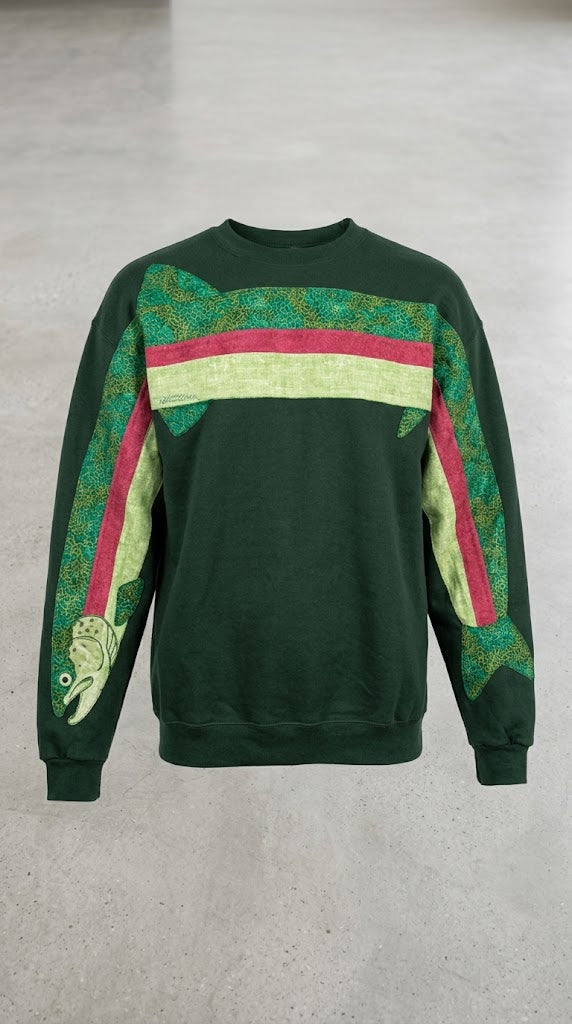 Trout Appliqué Crewneck