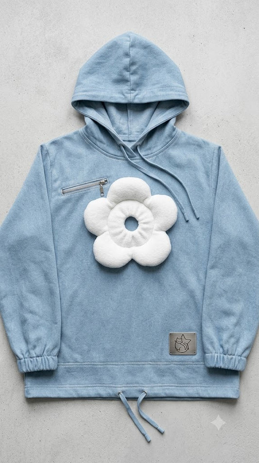 The Cozy Cuddle Flower Pet Carrier Hoodie