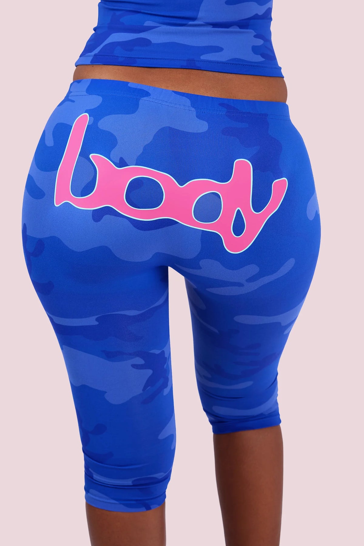 Blue Camo Activewear Set
