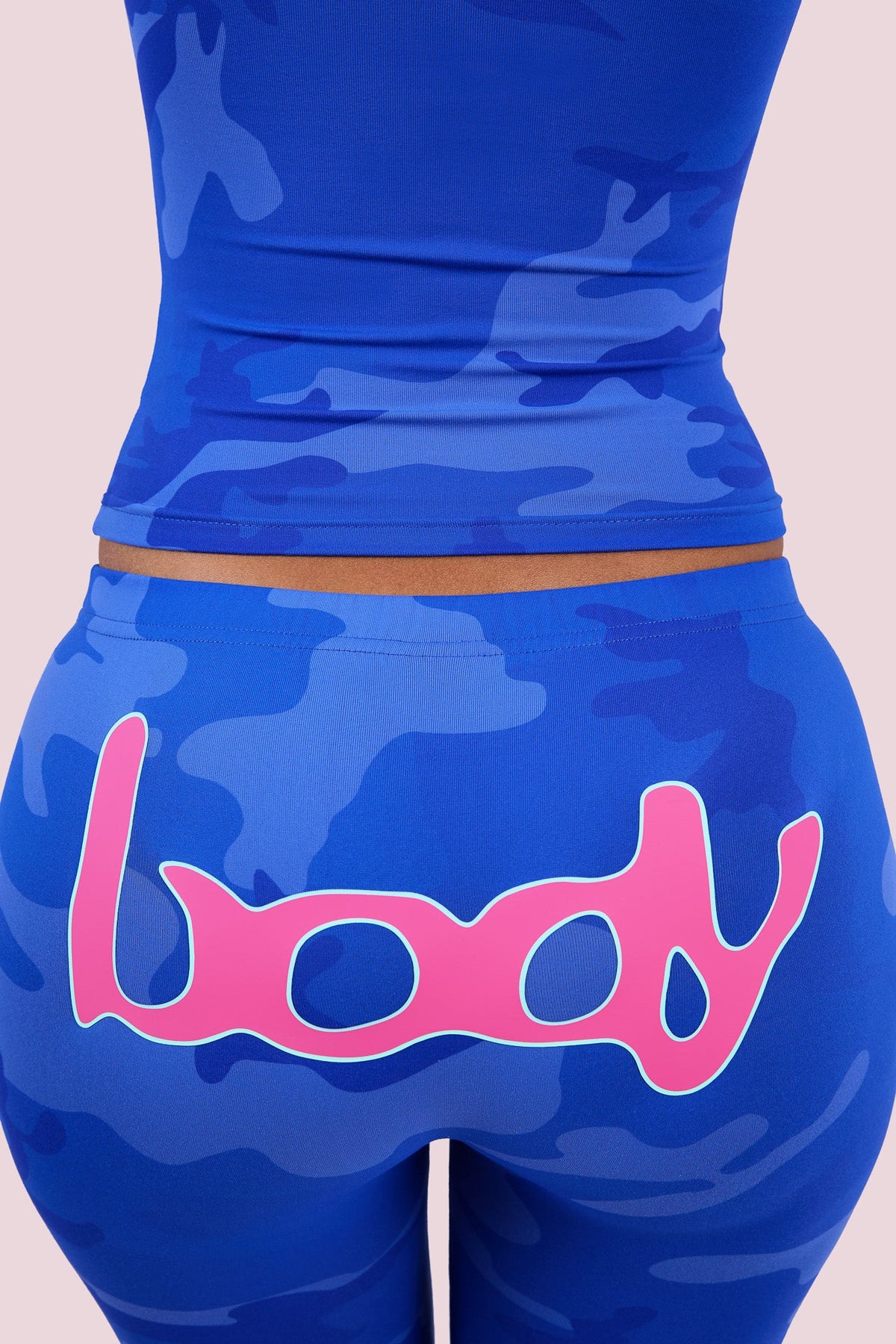 Blue Camo Activewear Set