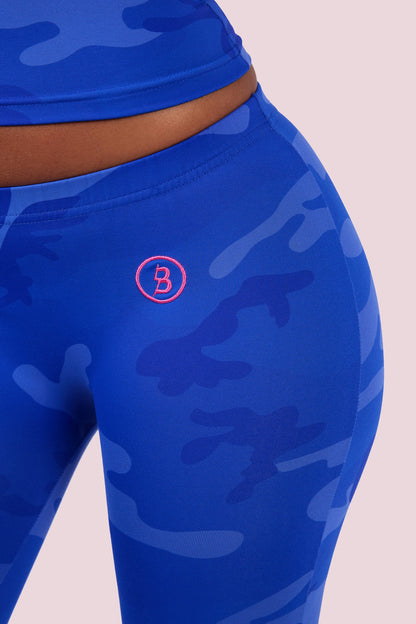 Blue Camo Activewear Set