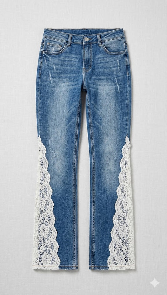 Scalloped Lace Flares