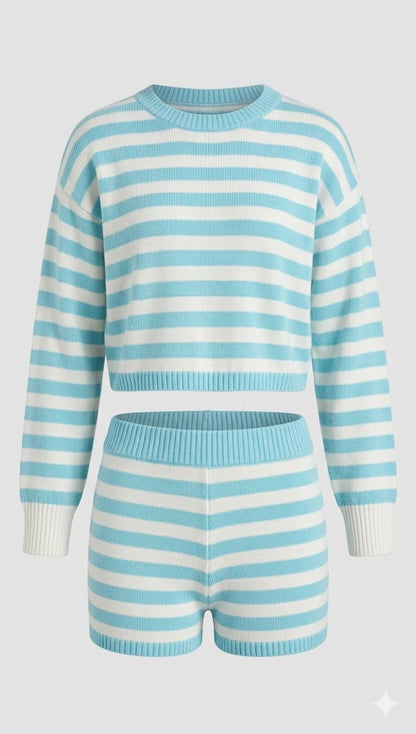 Marina Stripe Knit Set