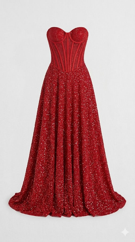 Scarlett Ember Corset Gown