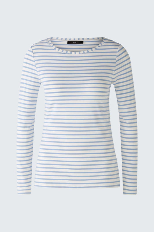 Ribbed Horizontal Stripe Top