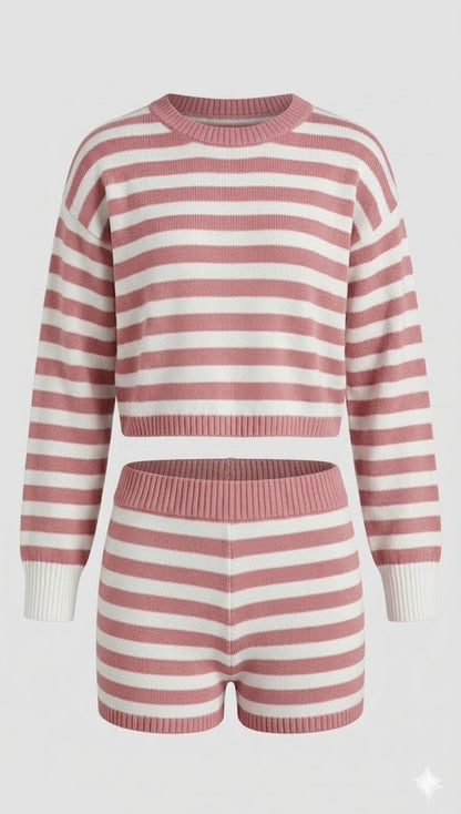 Marina Stripe Knit Set
