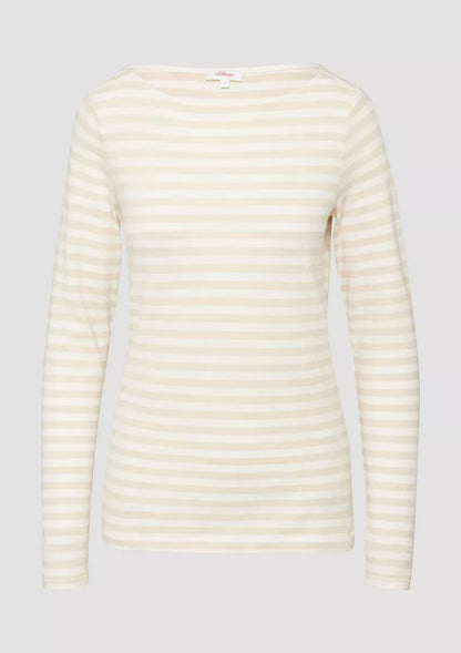Ribbed Horizontal Stripe Top