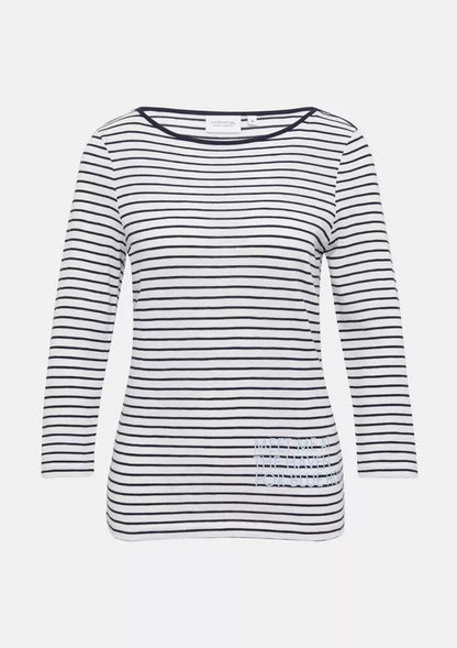 Ribbed Horizontal Stripe Top