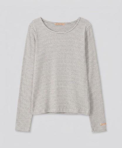 Ribbed Horizontal Stripe Top