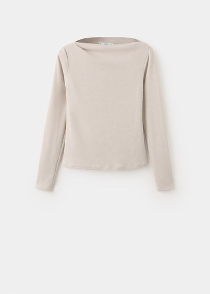 Ribbed Horizontal Stripe Top
