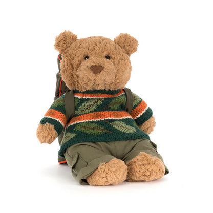 Campfire Knit Fluffy Teddy Bear