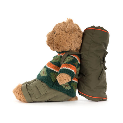 Campfire Knit Fluffy Teddy Bear