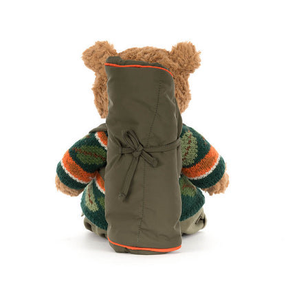 Campfire Knit Fluffy Teddy Bear