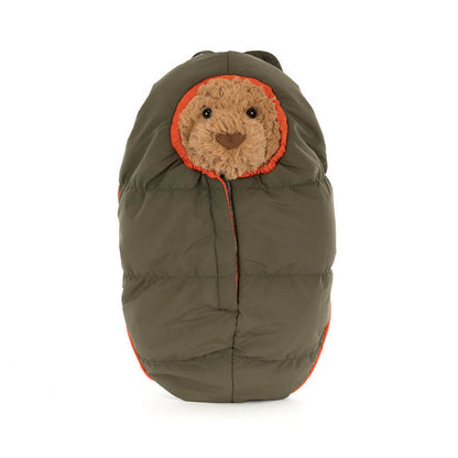 Campfire Knit Fluffy Teddy Bear