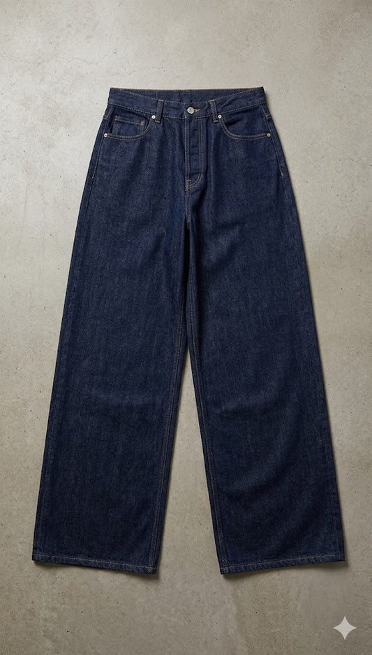 Raw Indigo Relaxed Jean
