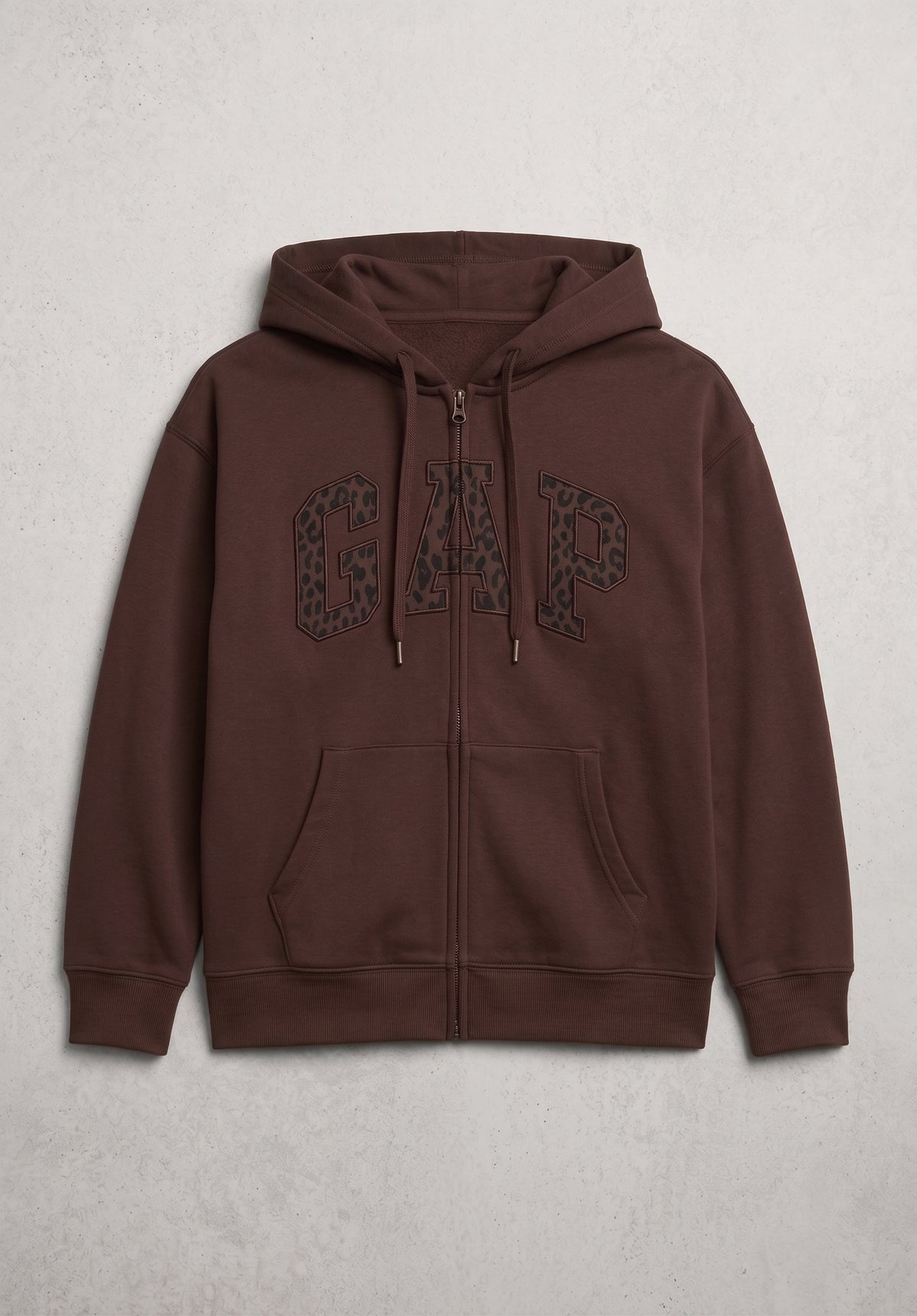Cheetah-Print Zip-Up
