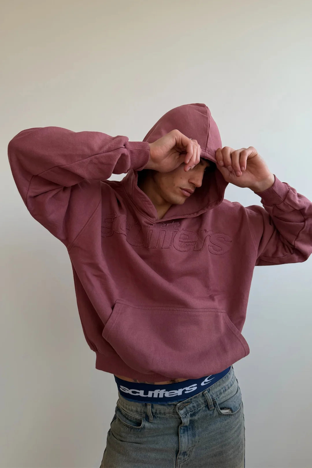 Raw Logo Hoodie