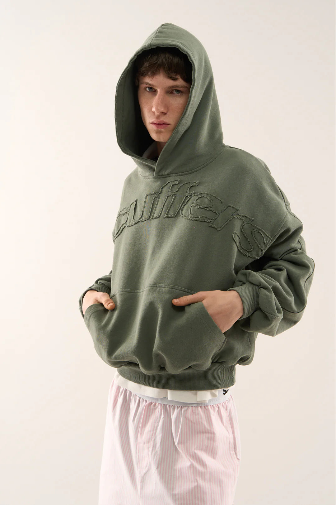 Raw Logo Hoodie